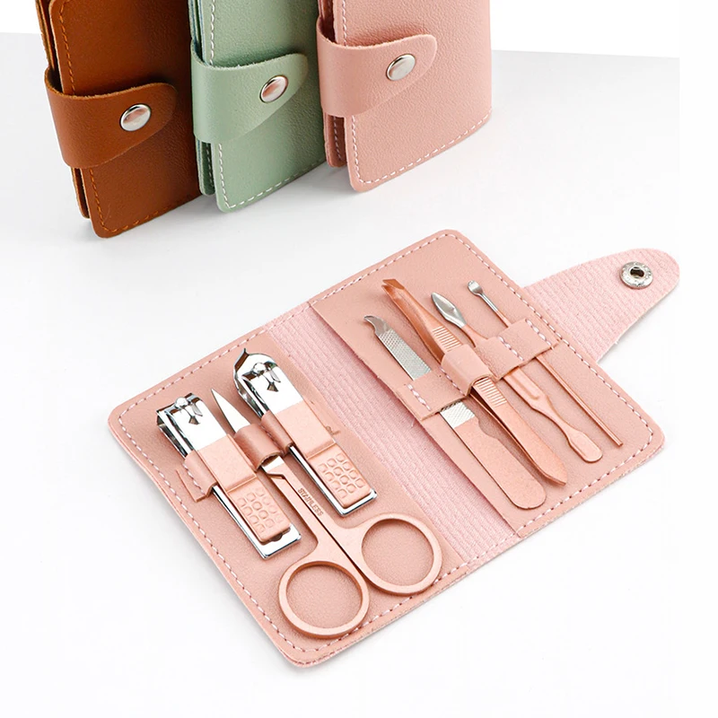 

Manicure Set Stainless Steel Nail Clippers Cuticle Nipper Pedicure Care Tool Dead Skin Scissor Cleaning Grooming Kit