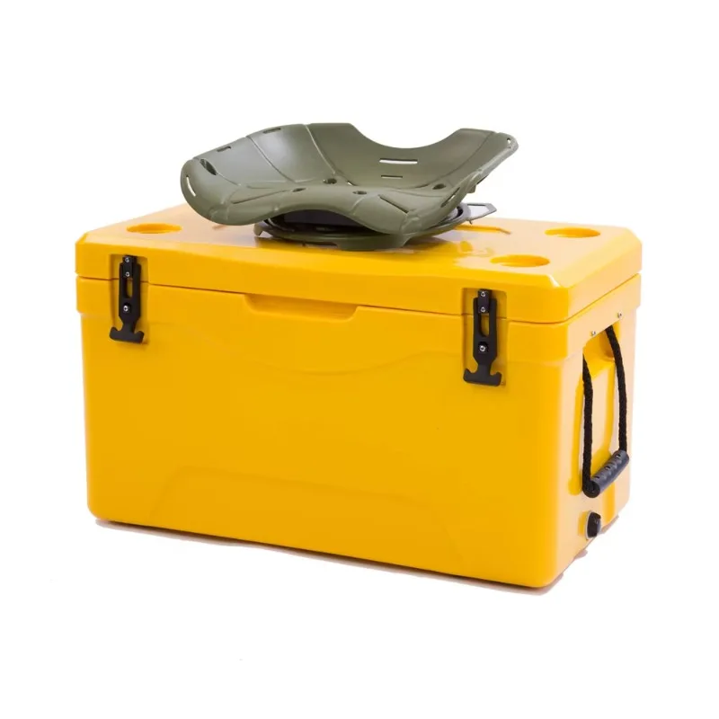 64QT/60L, large rotomolded camping plastic picnic freezer