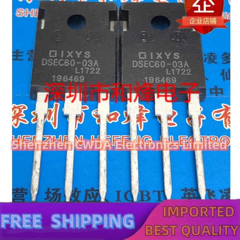 10PCS-20PCS  DSEC60-03A  TO-247  300V 60A    In Stock Can Be Purchased