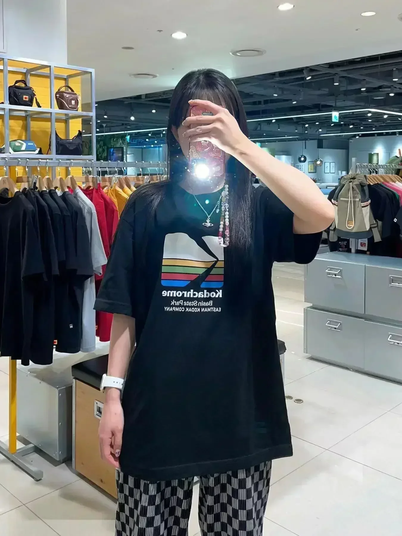 New Oversized Female Tshirt Kodak Vintage Women T-shirt Cotton Casual Fashion Hip Hop Couple Black Tees Tops