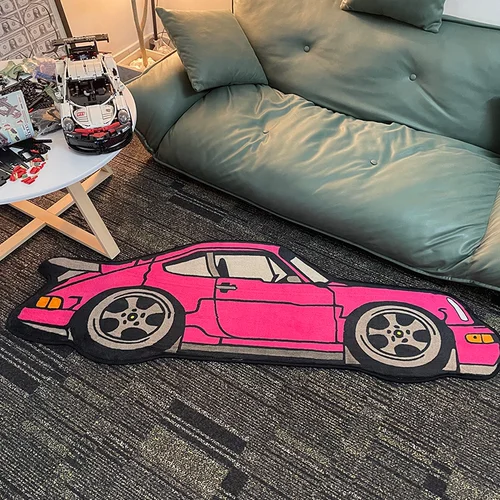 Decorate Children\'s Bedroom Bedside Plush Mat Toy Car Model Cartoon Living Room Carpet Irregular Shape Fluffy Rug ковер Tapis 러그