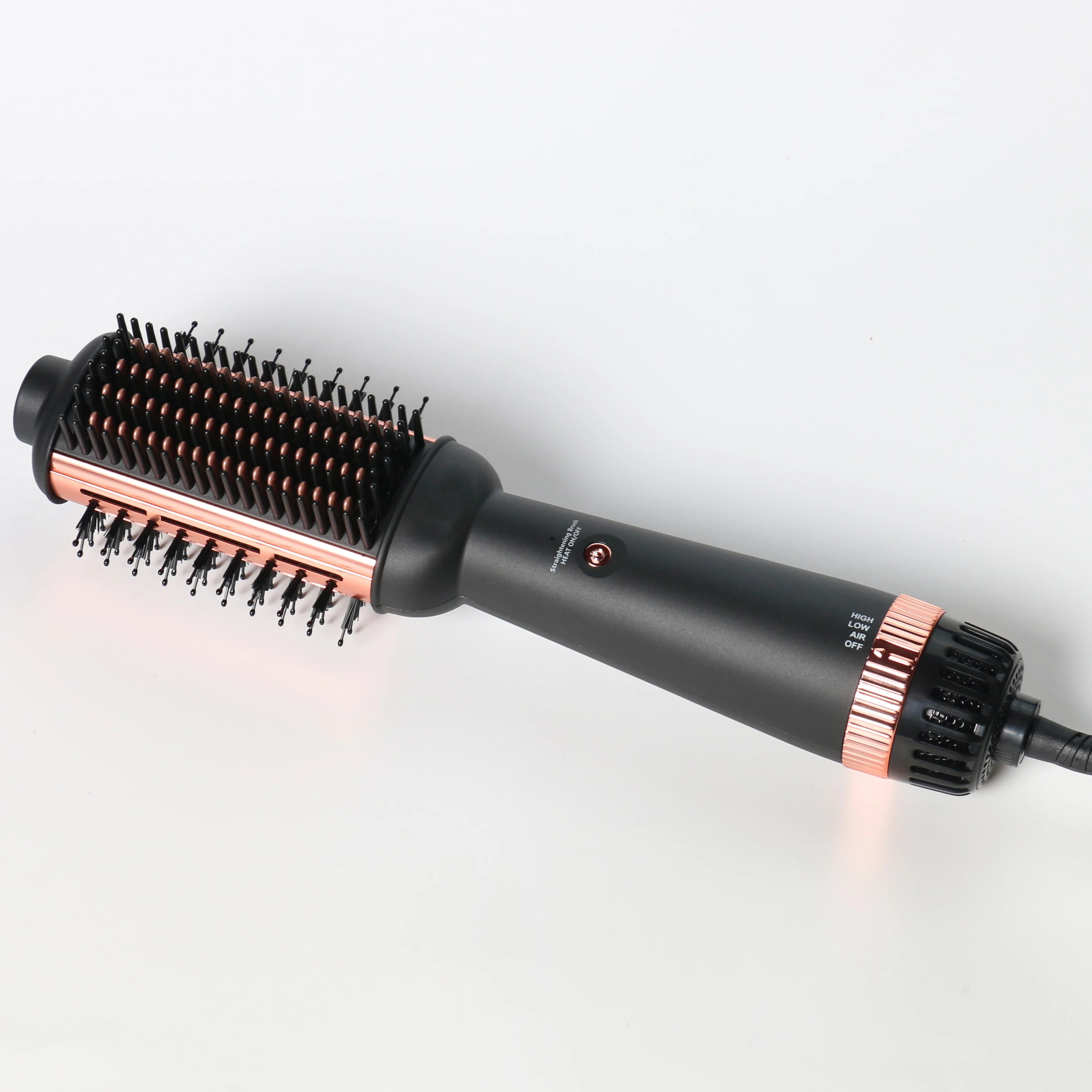 Ulelay PTC Straightening Hot Air Hair Dryer Brush Multi Function 3 in 1 Hairdryer Blow Dryer Brush With Comb
