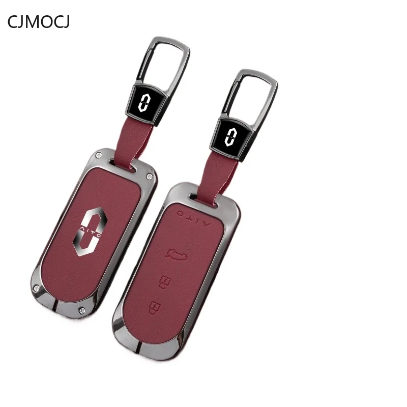 

Premium Zinc Alloy Key Cover Case for AITO M5 M7 M5 EV - Luxury Smart Key Protector