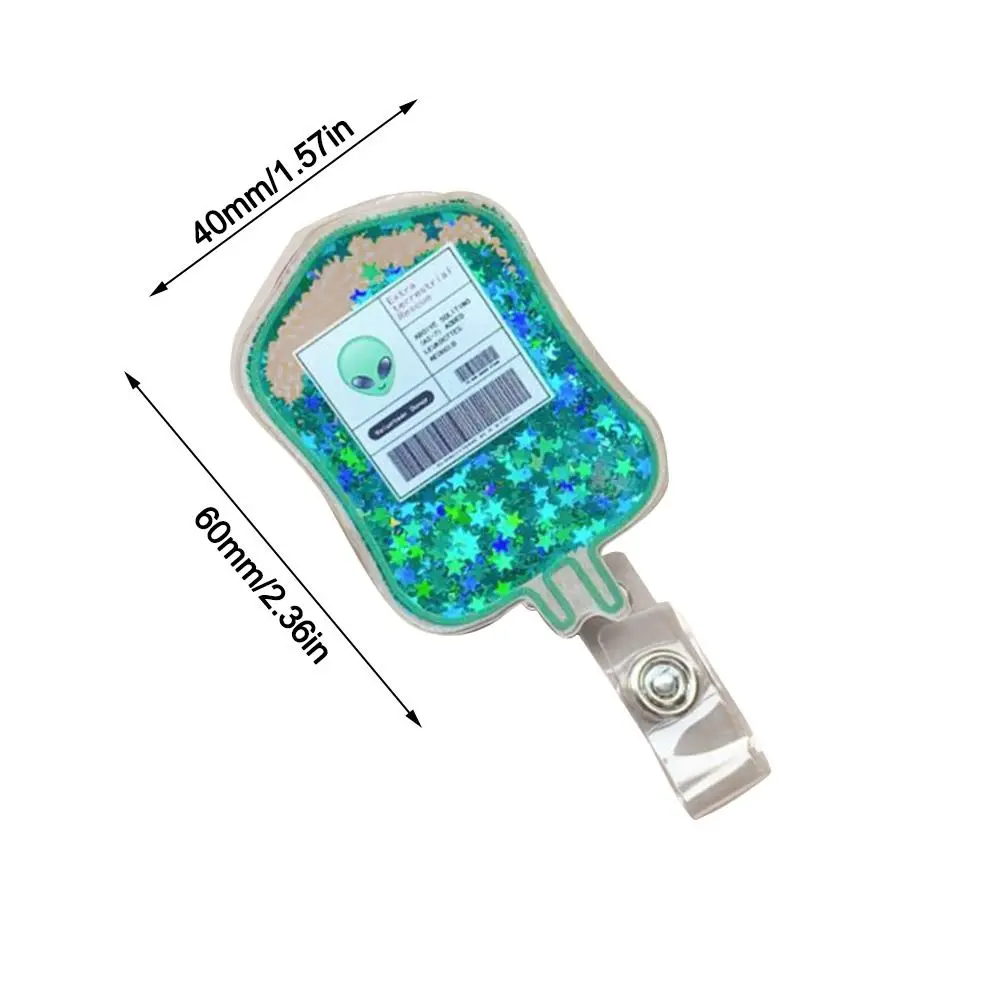 قابل للسحب التمريض معرف شارة حامل كيس الدم شاكر معرف شارة بكرات بريق مع كليب للممرضات طبيب مساعد الموظفين الطبيين