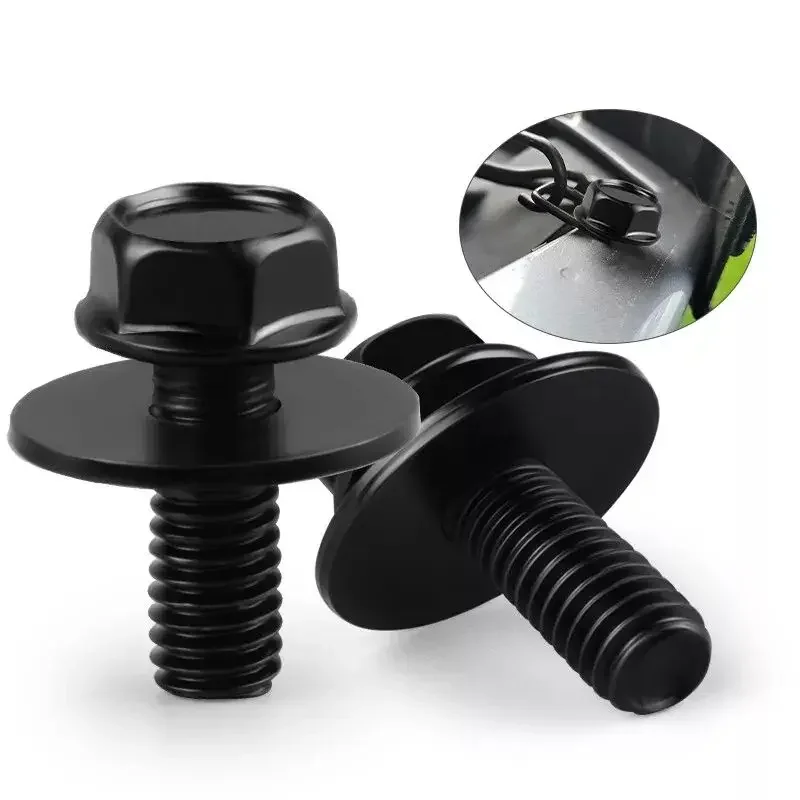 U Type Nut Clips M6 Car Body Bolts Automobile Bumper Fender Rivet Engine Cover Undertray Splash Shield Guard Liner Screws Clips