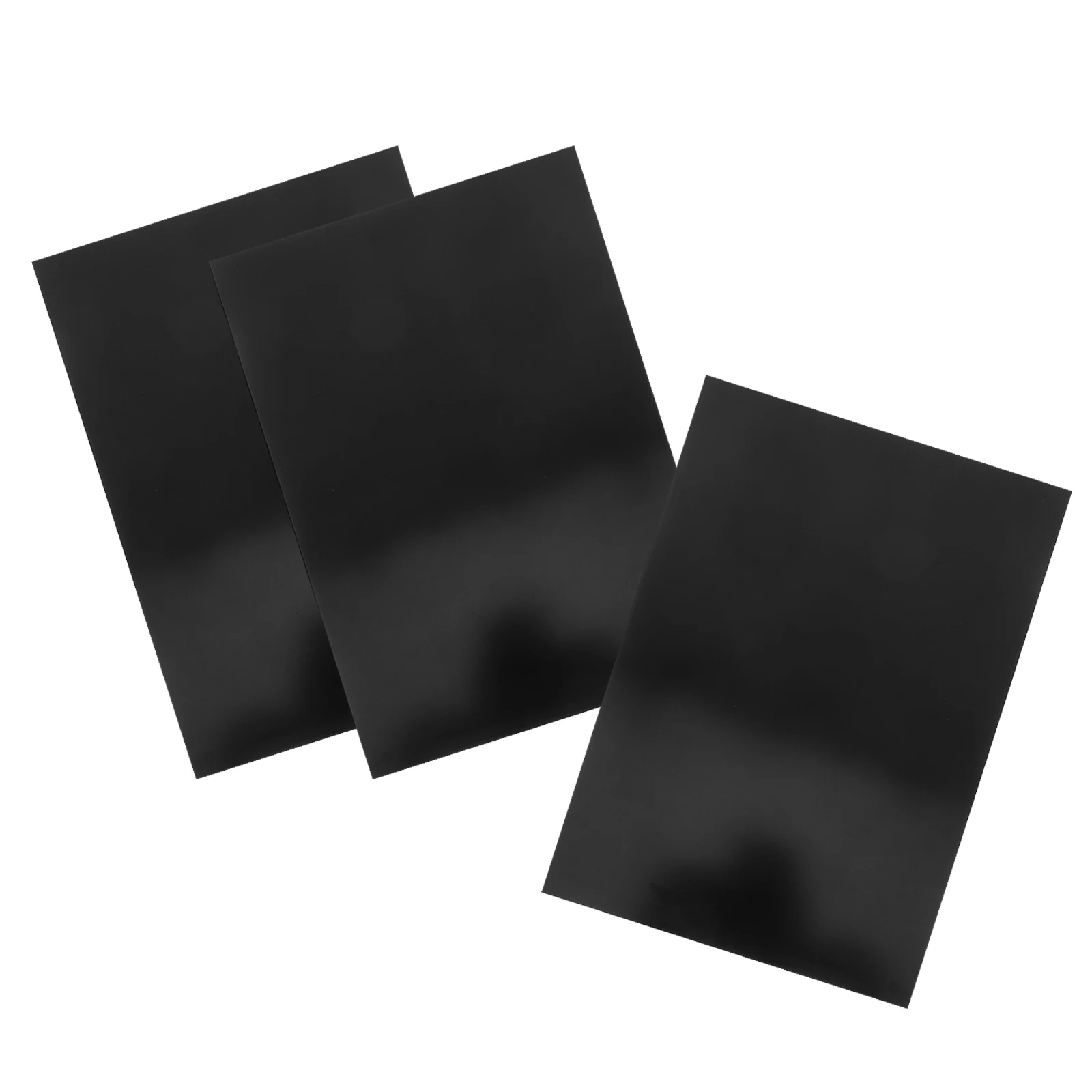 3-delige aluminium plaatblanks voor sublimatie geanodiseerde aluminium tags zwarte naamplaten deuren