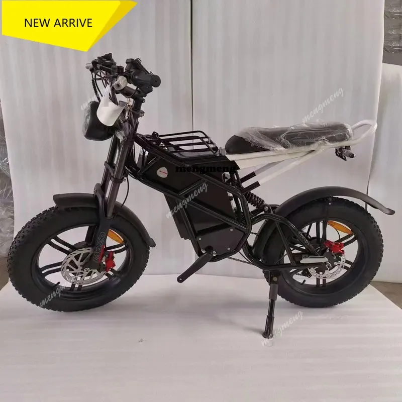 

New Design D74 Fat Tire Electric Bike 20Inch 48V 1500W Dual Motor Folding Electronic Vehicle,Big Wheel Electric Bicycl