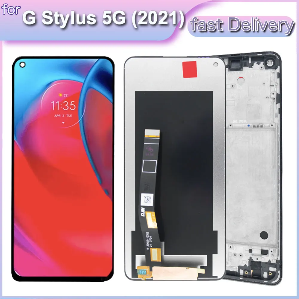 Lcd para motorola moto g stylus 5g 2021 display lcd tela de toque digitador assembléia para moto g stylus 2021 xt2131 xt2131dl telefone