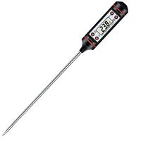 4 Pcs Temperature Measurement Digital Meat Thermometer Probe Water Food Thermometer Liquid Oven 304 Stainless Steel Probe BBQ