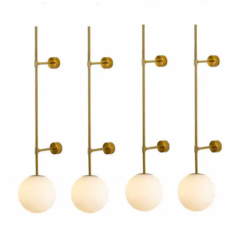 Minimalist long pole wall lamp personalized dining room simple aisle bedroom bedside wall lamp