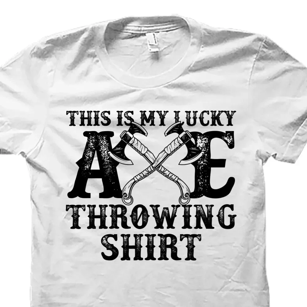 Axe Throwing T Shirt Lumberjack Thrower Os4230