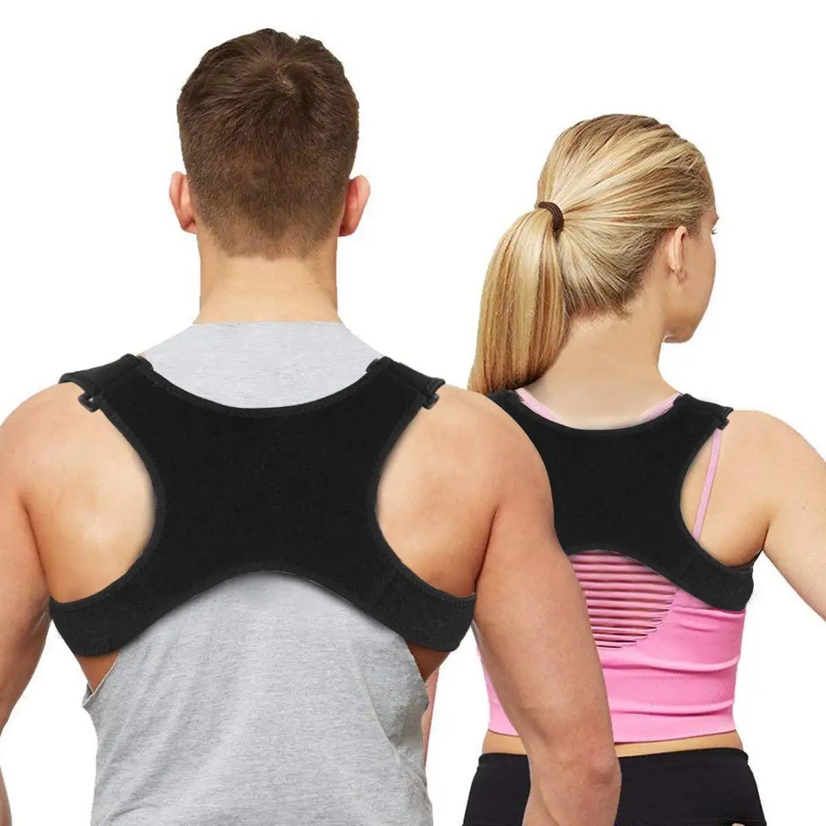 Back posture corrector corset clavicle column posture adjustable correction support belt pain relief traine column postu