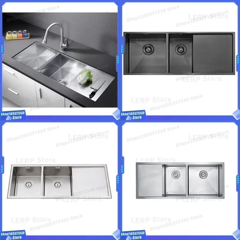 Stainless Steel Kitchen Sink Single Bowl with Drain Plate Premium Quality Durable Design for Modern Home Washing Area Premium