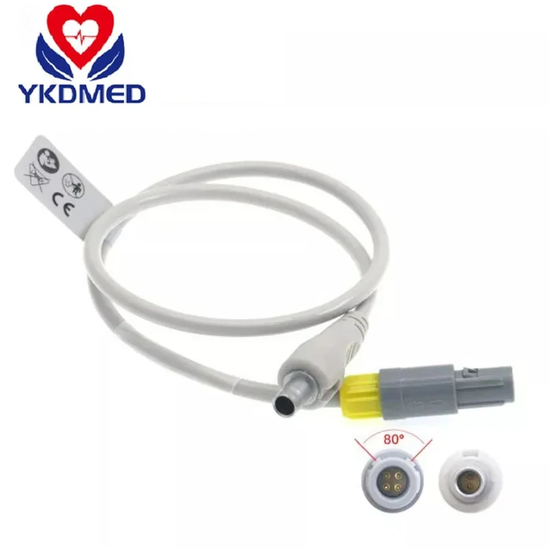 Compatible With MR858LM 4-Pin 80-Degree To Metal 2-Pin Plug, HWA-850L01 Heating Guide Wire Cable