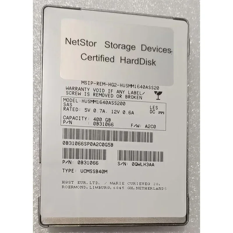 

SSD SAS Ssd Laptop Transcended External Hard Disk Spot Can Send HUSMM1640ASS200 400 GB Internal Hdd Solid State Drives 6GB 2.5"