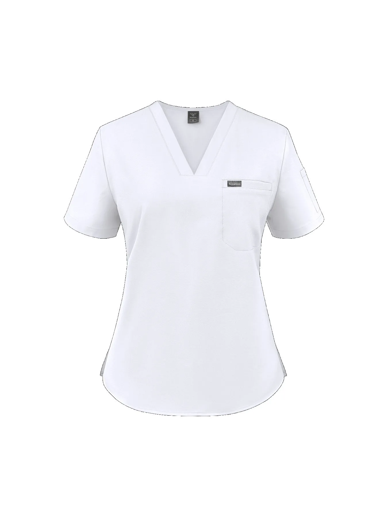 Multi Color Split Scrubs Short Sleeve Care Work Outfit Comfort Slim Fit Top and Pants Set for Aesthetic Pet Care Shop