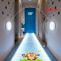 Wireless Night Light PIR Motion Sensor LED Night Light USB Rechargeable Night Lamp For Dormitory Bedroom Wardrobe Staircase