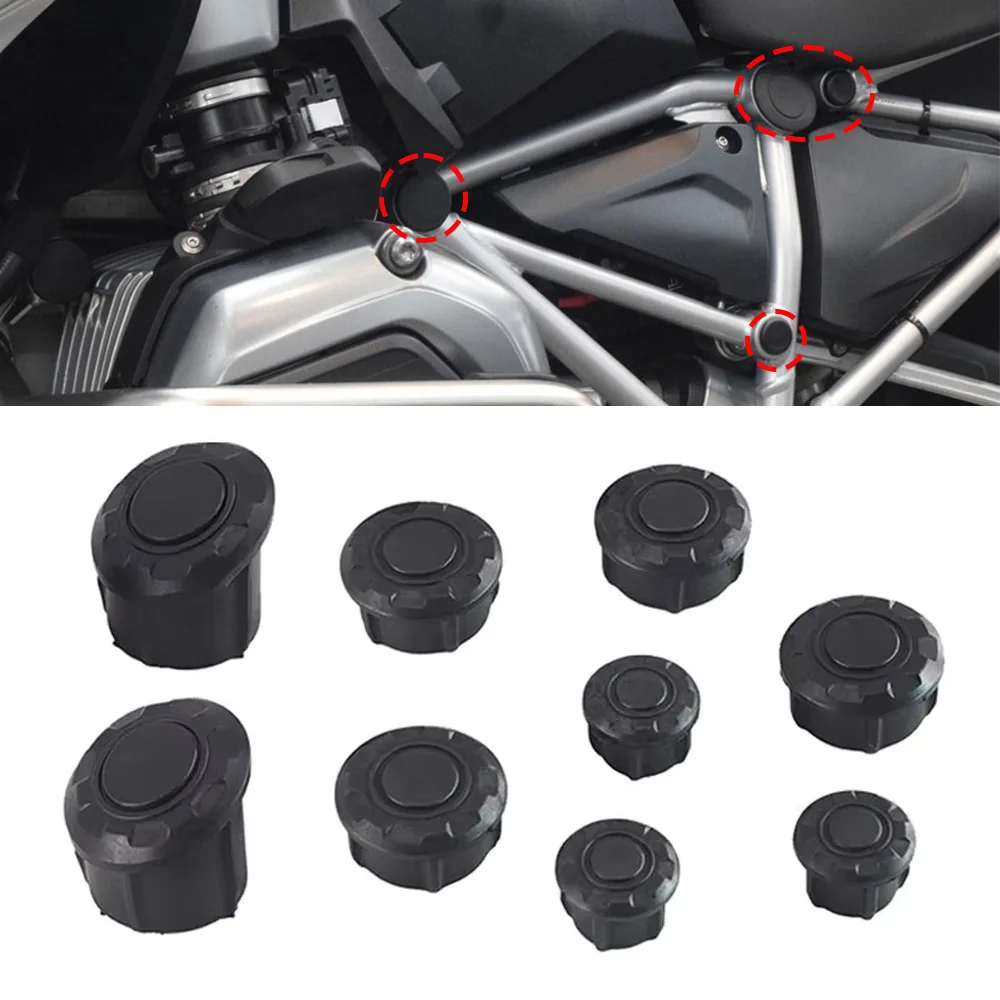 R1200GS R1250GS ADV Motorrad-Rahmenlochabdeckkappen-Set für BMW R1250 R1200 GS Adventure GS1200 GS1250 LC 2013-2020 2021