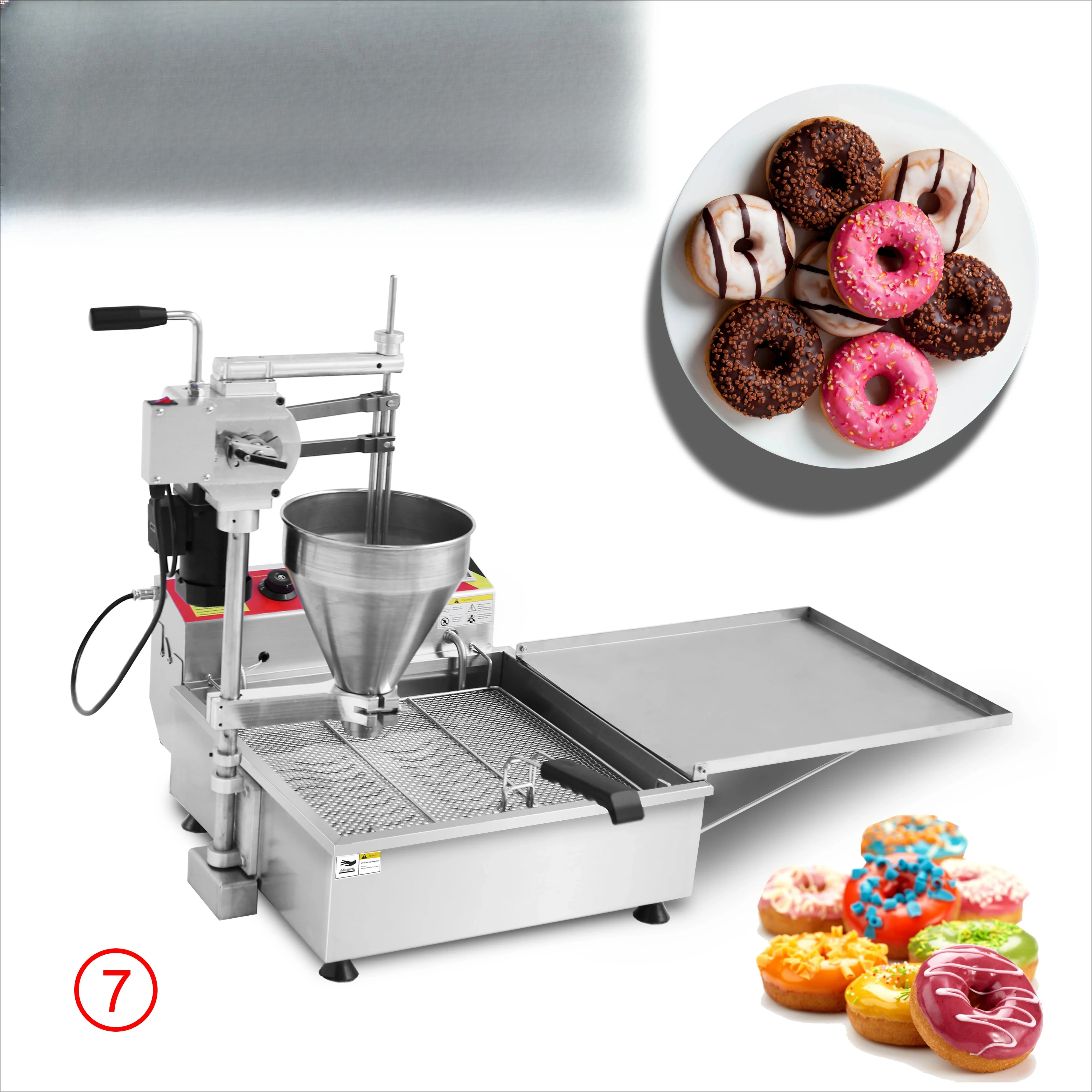 

Commercial Snack Machine Electric Donut Maker Donut Machine With Fryer