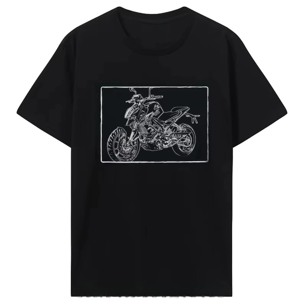 

Summer fashion new styles 2025 Fitness Tshirt K390 Motorcycle Motorbike Graphic Design Tshirt Unisex O-Neck T Shirt Men Clothing