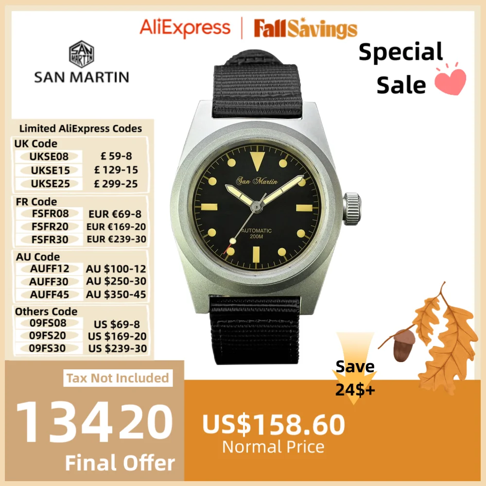 San Martin-Reloj de piloto para 