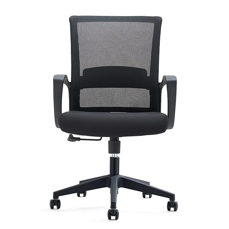 

#￥High Quality Modern Mesh Task Chair Ergonomic Adjustable Height Swivel Lumbar Support Solid Back Office