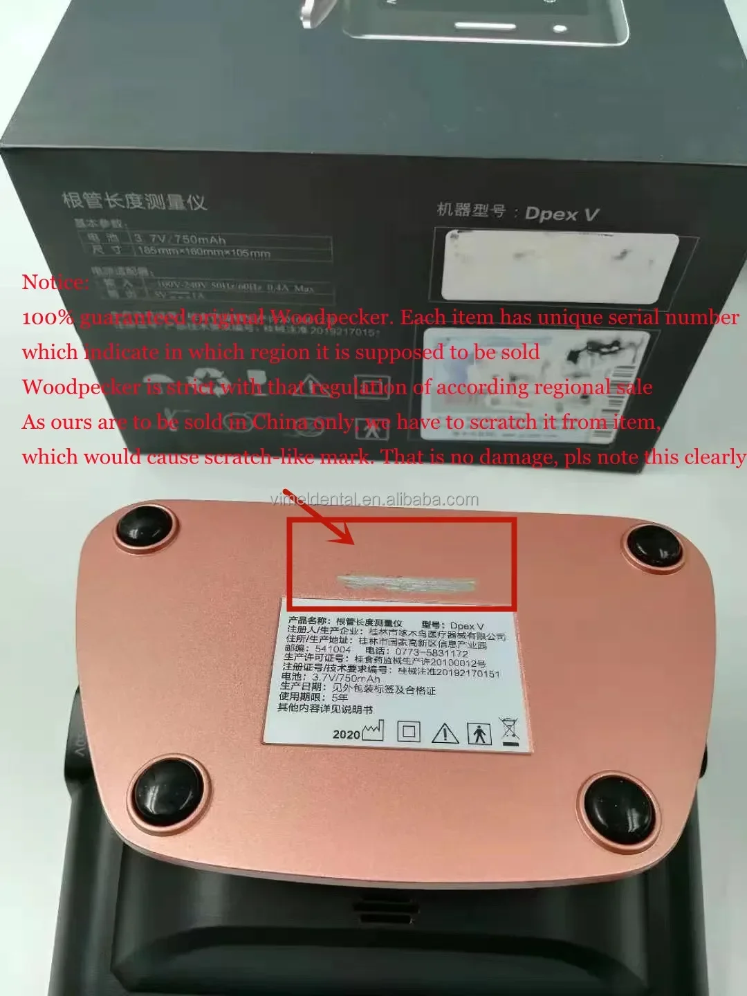 Dentals Endo Apex Locator DTE DPEX V 4.5inch HD LCD Screen New Generation Endodontic Root Canal Length Measuring Instrument