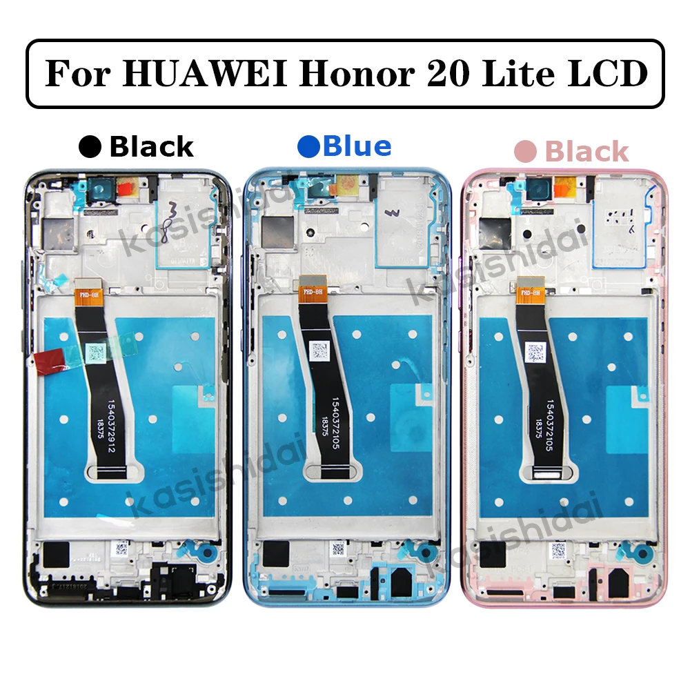 6.21\'\'LCD For Huawei Honor 20 lite Global Version LCD Display Touch Screen Digitizer Assembly For honor 20 Lite LCD With Frame