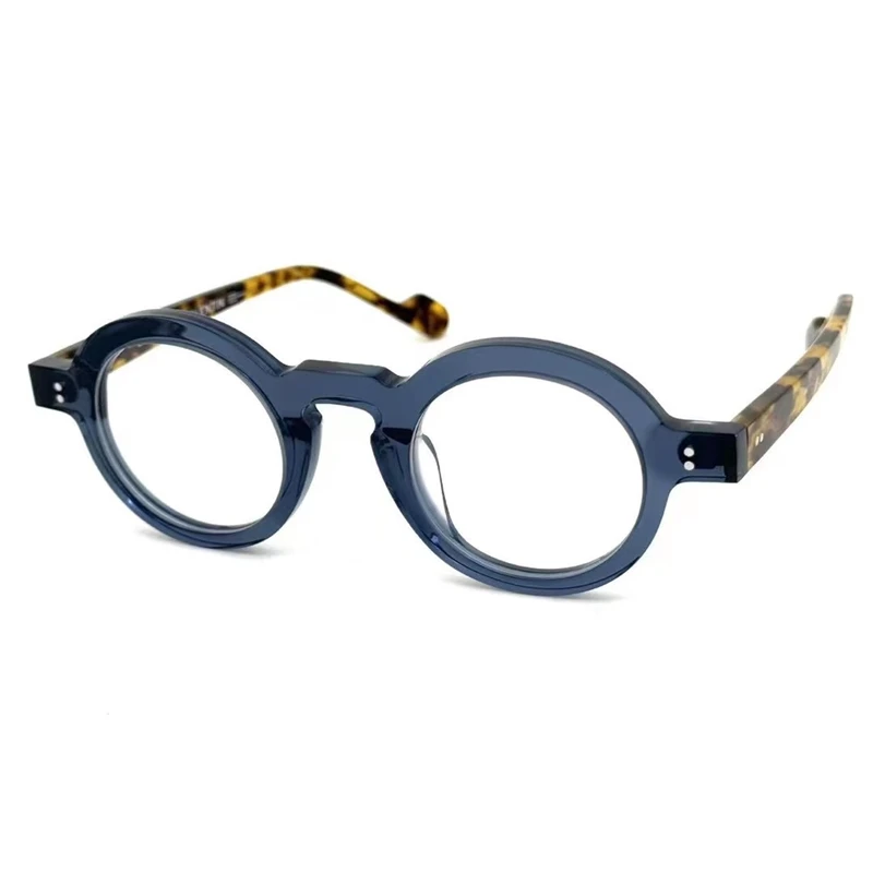 ANE Special Edition Optical EYEGLASSES For Unisex Fashion Designer Retro Round Frame Style Anti-blue Light Lens Plate With Box