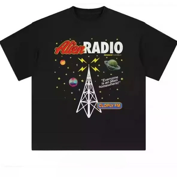 

Cold Band Alien Radio's Same American Heavyweight Pure Cotton Short Sleeved Shirt Play