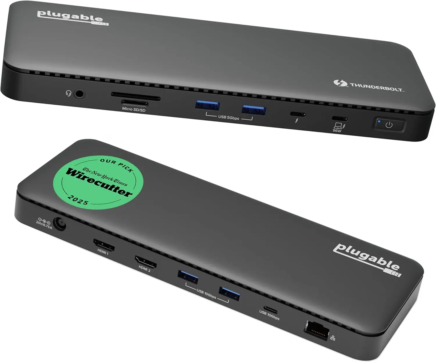 

Thunderbolt 4 Docking Station with 100W Charging, Dual Monitor Support for Windows & Mac, 13 Ports