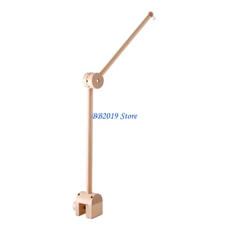 Q0KB Baby Cribe Cun Nucken Cuna madera Cuna Mobile Soporte colgantes Regalo ducha recién nacido