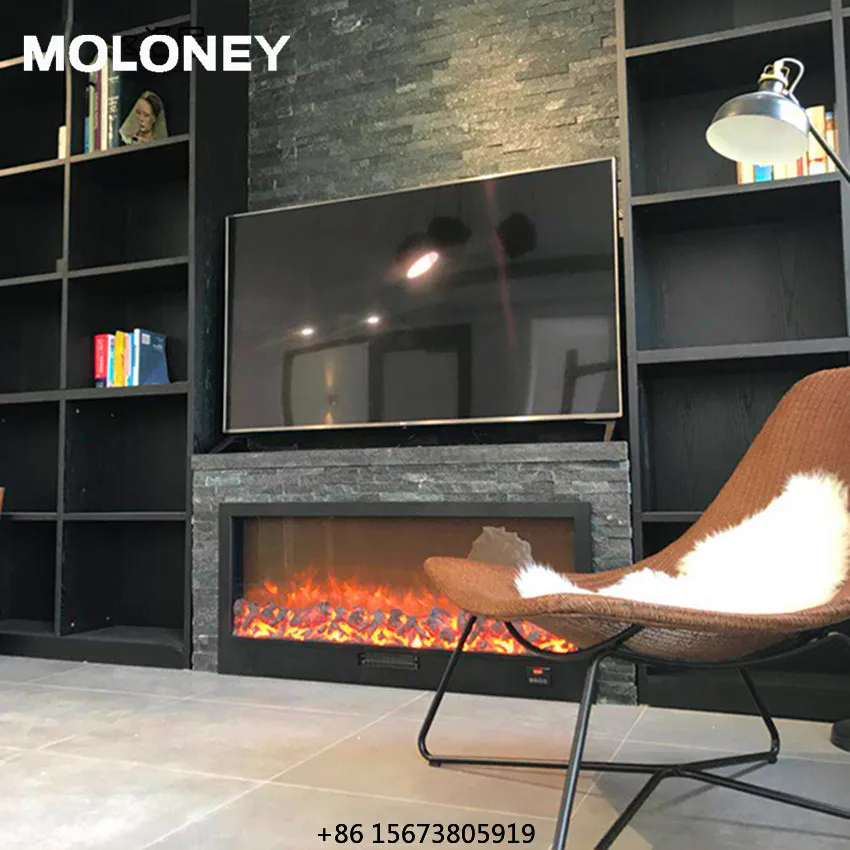 Factory Price Digital Display Decorative Electric Fireplace Without Heat
