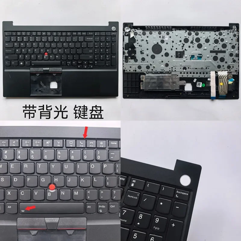 

Новая подставка для рук с клавиатурой ноутбука с подсветкой для Lenovo Thinkpad E15 Gen2 GEN3 gen4