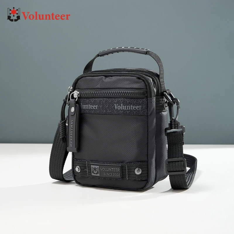 

VOLUNTEER 1.4L сумки через плечо для мужчин, повседневные водонепроницаемые маленькие сумки для телефона, мужская сумка из ткани Оксфорд, мужская 1875-06