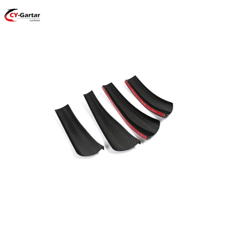 Dry Carbon Fiber VS Style Canards For BMW M2 G87 Body Kit Fin Duck Wing Front Diffuser Bumper Splitter Spoiler Car Cover Trim