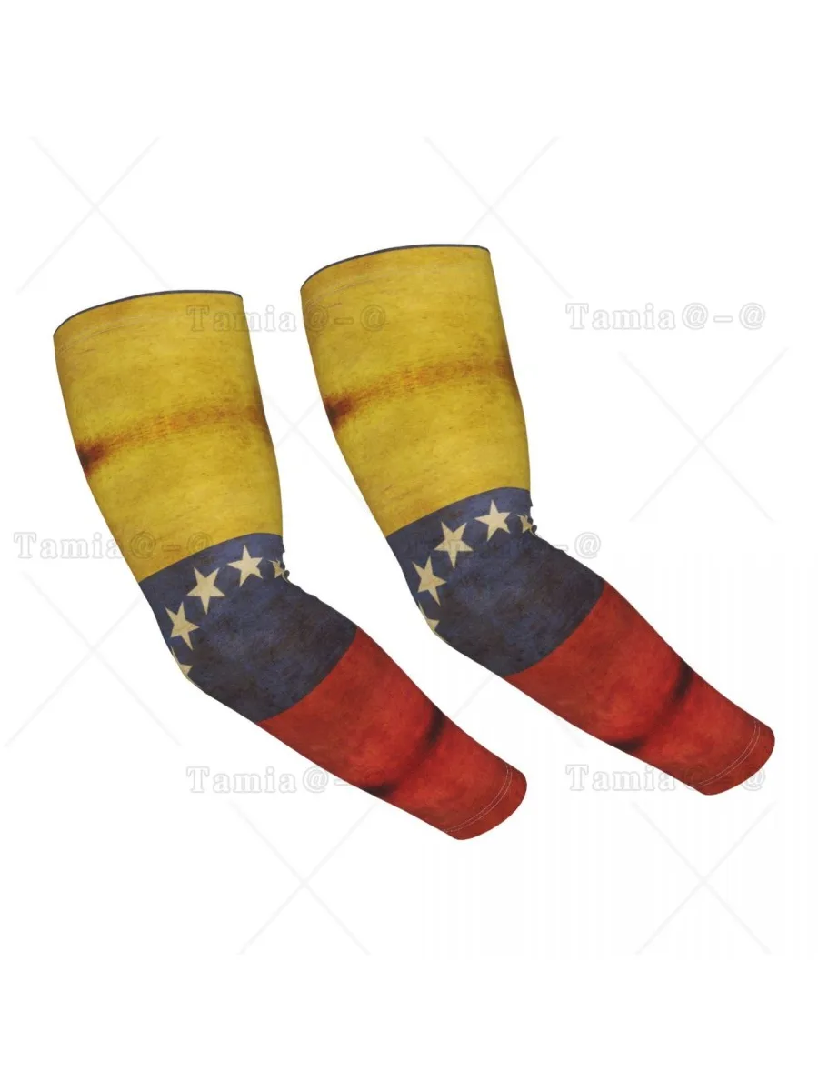 AliExpress NONE Arm Sleeves Sports Sun UV Protection Venezuela Grunge Flag Hand Cover Cooling Running Fishing Cycling Sleeves
