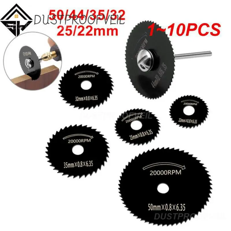 1~10PCS Multi-function Power Tool HSS Mini Circular Saw Blade For For Dremel Rotary Tool  Wood Cutting Discs Drill Mandrel