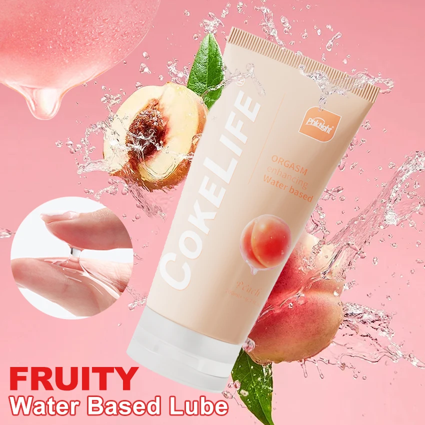 Fruits Flavor Lube Personal Lubricants Water Based Masturbator Gel for Women Gay Lubrication Grease Sex Shop