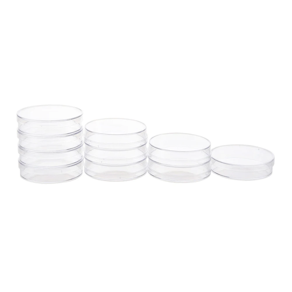

20Pcs Plastic Petri Dishes Sterile 90Mm Laboratory Bacterial Culture Tools Lightweight with Lids Plastic Petri Dish