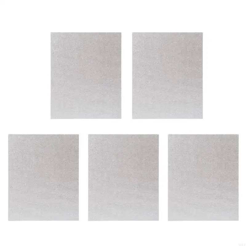 

MOLF 5Pcs Mica Plate Sheets Microwave Oven Replace Part 120x150mm Universal For Midea