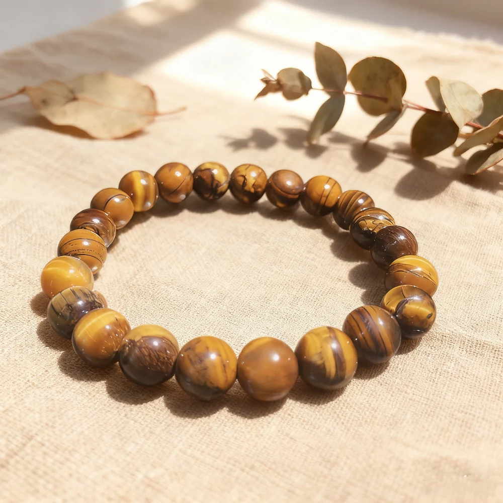 

Tiger Eye Courage Bracelet | Handmade Protection Amulet – Natural Confidence Boost & Ancient Earth Energy