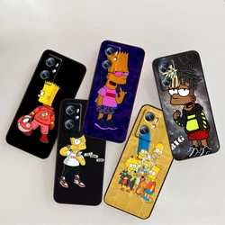 The Simpson Boys For OPPO Find X6 X5 X3 A54S A5 A94 A16 A53S A57 A74 A72 A98 A78 A96 A9 5G Black Back Phone Case