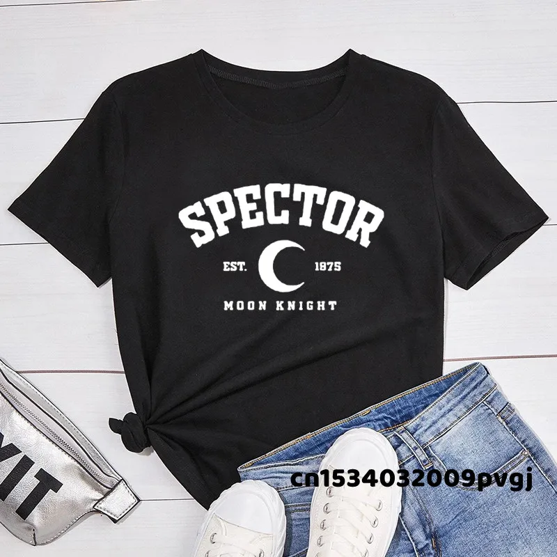 Moon Knight Character T Shirt Marc Spector Lockley Grant Tee Shirt Harajuku Summer Short Sleeve T Shirts Women Clothing