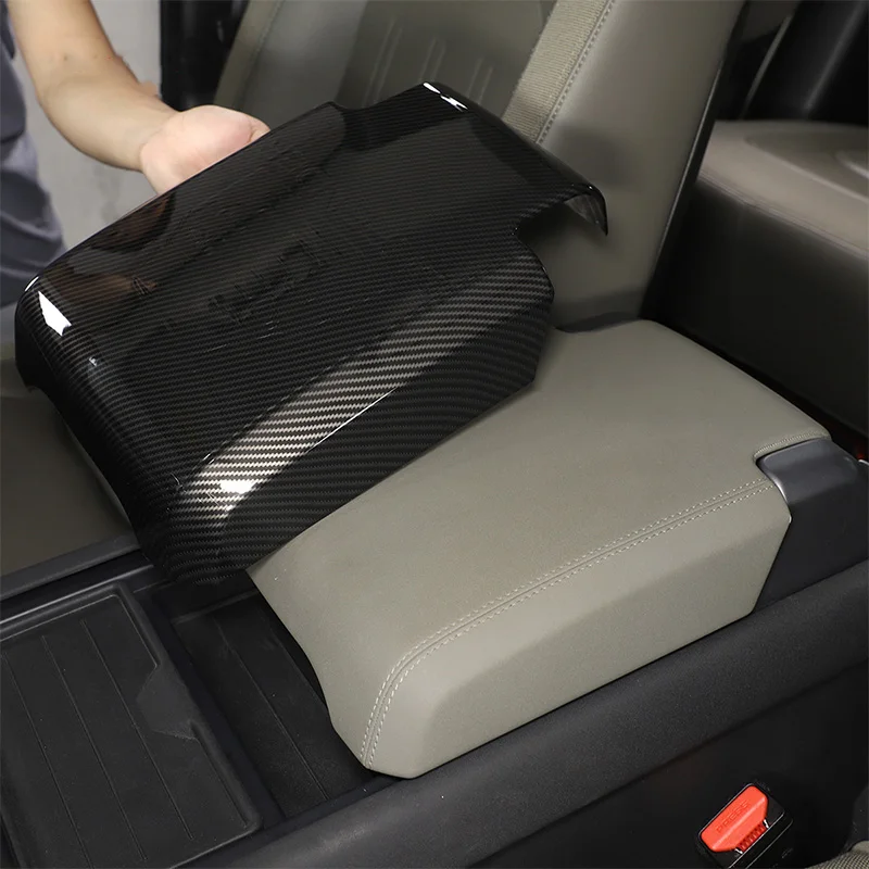 

For Land Rover Defender 90 110 2020-2022 Car Styling ABS Car Inner Armrest Box Storage Box Decorative Cover Trim Car Accessories