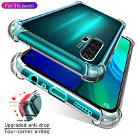 Clear Case For Huawei P40 P30 P60 Pro Lite Thick Shockproof Silicone Phone Cover For Huawei P30 Lite Nova 5T 9 Transparent Cases