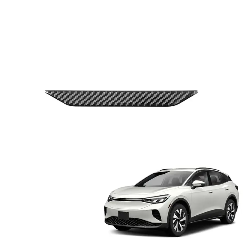 A21E-Car أداة لوحة القيادة غطاء لوحة ألياف الكربون لشركة فولكس فاجن ID.4 ID4 2021 2022 2023 الملحقات الداخلية #3