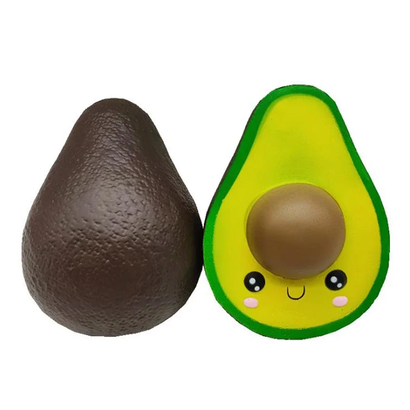 Jumbo aguacate Squishy lindo lento aumento suave juguete para apretar simulación dulce perfumado alivio del estrés para chico bebé regalo de Navidad Toy10 * 13CM