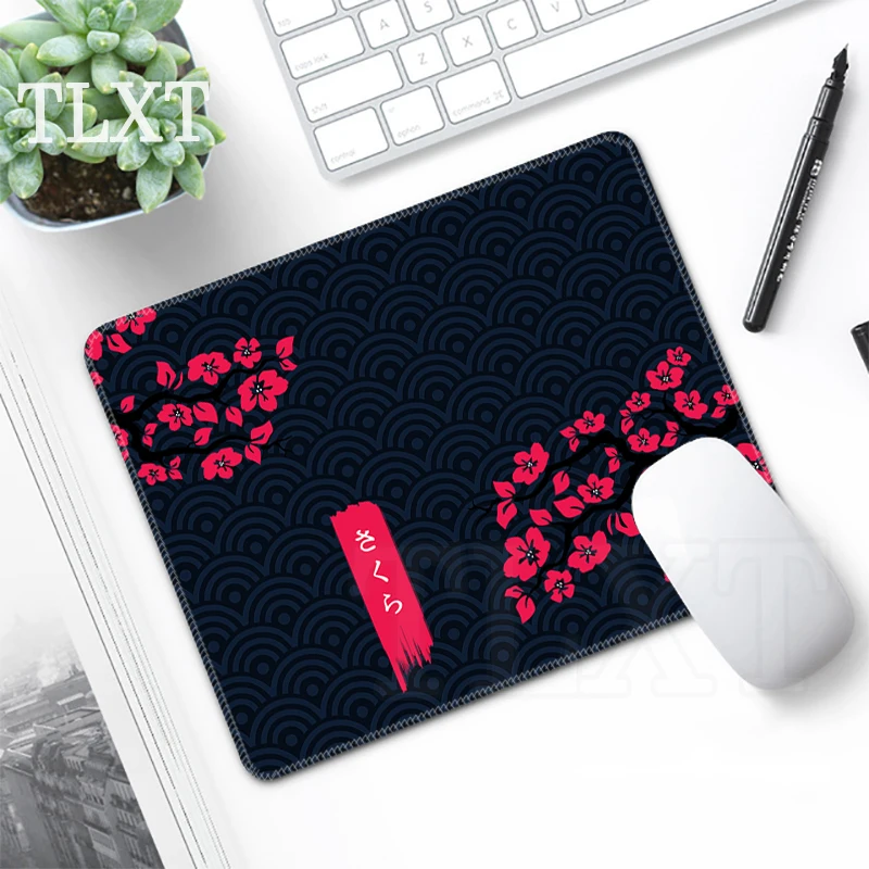 

20x25cm Gaming Mousepads Laptop Mousepad Small Mouse Mat Sakura Desk Pads Non-Slip Rubber Cute Mouse Pad Keyboard Mats