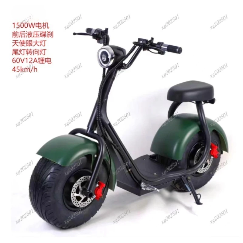 Adult Fat Tire Electric Scooter 1500W Powerful Street Legal eScooter for Urban Commuting And Off-Road Adventures